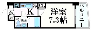 神戸駅 徒歩10分 11階の物件間取画像